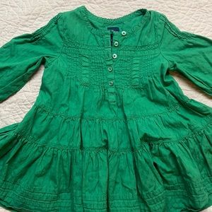 Baby girl green dresses